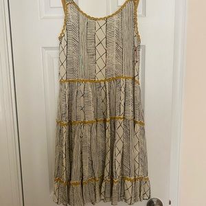 Sundress with embroidered straps!